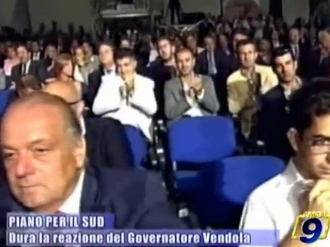 PIANO PER IL SUD | Dura la reazione del Governatore Vendola
