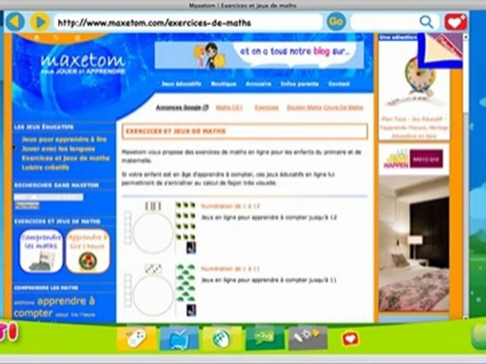 Naviguer dans Potati Contrôle Parental