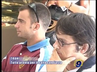 TRANI | Tutto pronto per il salto con l'asta