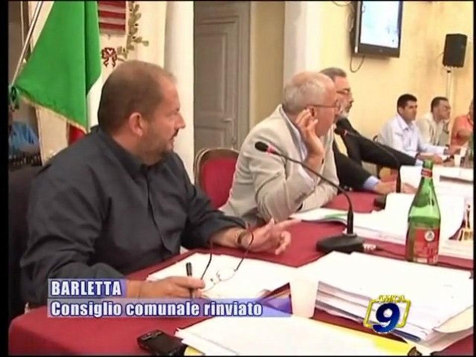 BARLETTA | Consiglio Comunale rinviato