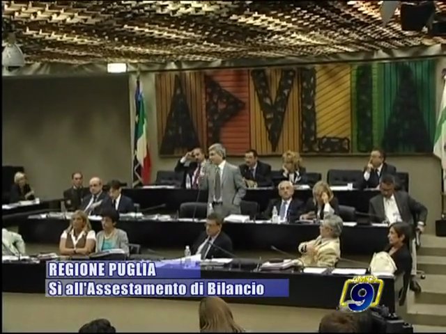 Video REGIONE PUGLIA | Sì all'assestamento di bilancio