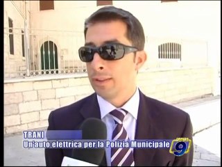 TRANI | Un'auto elettrica per la Polizia Municipale
