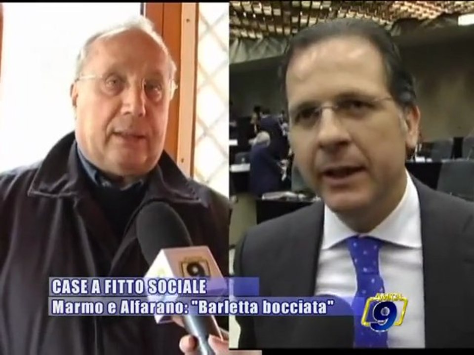 CASE A FITTO SOCIALE | Marmo e Alfarano: "Barletta bocciata"