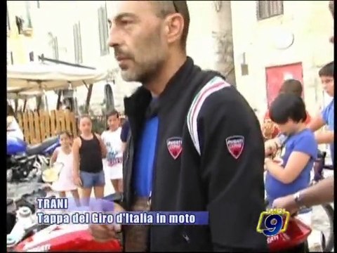 TRANI | Tappa del Giro d'Italia in moto