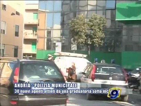 ANDRIA | Polizia Municipale: 30 nuovi agenti attinti da una graduatoria sotto inchiesta