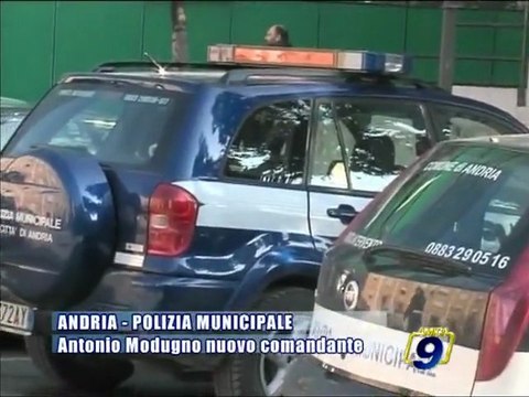 ANDRIA | Polizia Municipale: Antonio Modugno nuovo comandante