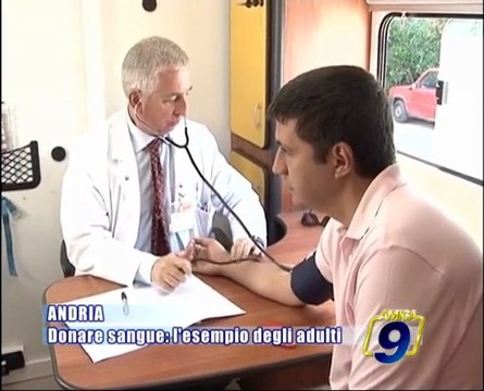 ANDRIA | Donare sangue: l'esempio degli adulti