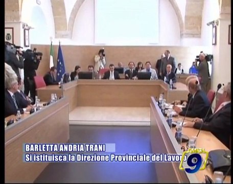 BARLETTA - ANDRIA -TRANI | Pompeo Camero: Si istituisca la Direzione Provinciale del Lavoro