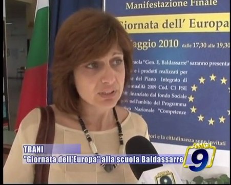 TRANI | Giornata dell'Europa alla scuola Baldassarre
