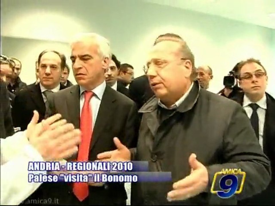 ANDRIA | Regionali 2010 | Rocco Palese visita il Bonomo