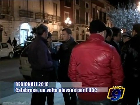 BARLETTA | Regionali 2010 | Calabrese (UDC), un volto giovane per l'UDC