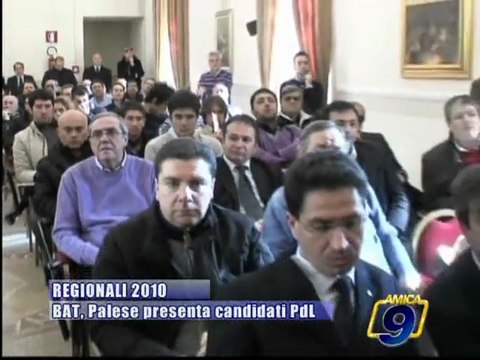REGIONALI PUGLIA 2010 | PdL, uniti per Palese Presidente - Le dichiarazioni di Alfarano e Acquaviva
