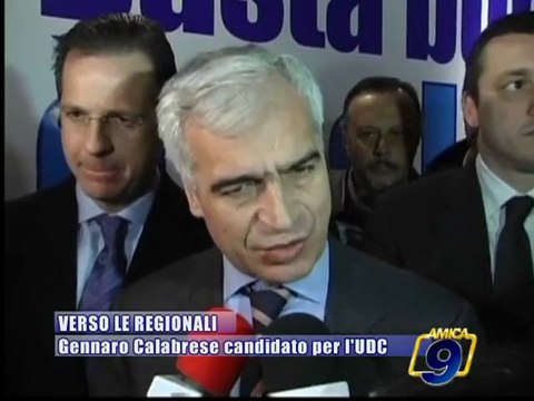 PUGLIA REGIONALI 2010 | Gennaro Calabrese candidato per l'UDC