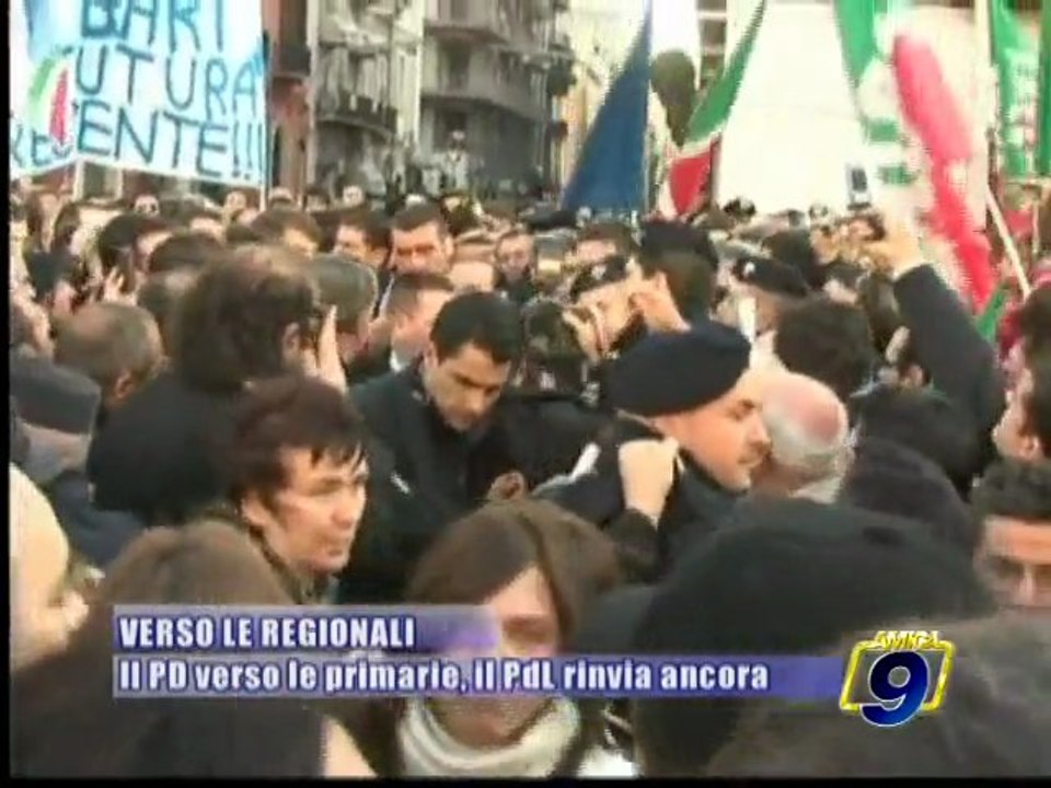 PUGLIA REGIONALI 2010. Il Pd verso le primarie, il PdL rinvia ancora