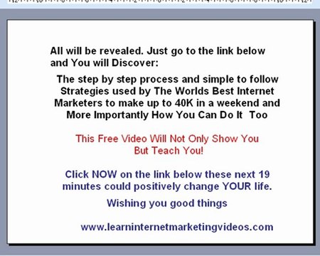 Marketing strategies on internet -Internet marketing for onl