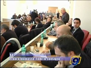 PROVINCIA BAT | Treni e Biomasse: temi in consiglio