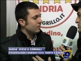 ANDRIA | COMUNALI 2010 | Presentati i candidati della lista "Andria 5 stelle"