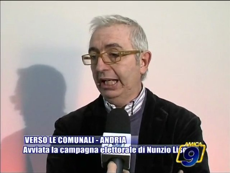 ANDRIA COMUNALI 2010. Avviata la campagna elettorale di Nunzio Liso