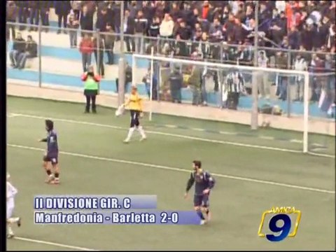MANFREDONIA - BARLETTA 2-0 Seconda Divisione Girone C