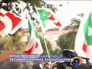 REGIONALI PUGLIA 2010. Candidato Presidente PD, la parola all'assemblea