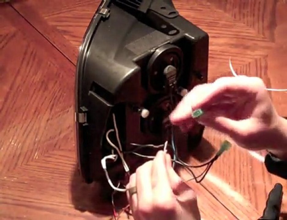 Mustang Smoked Projector Head Lights w/ Halos Installation