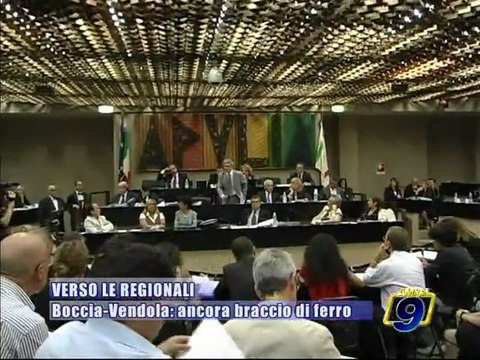 REGIONALI PUGLIA 2010. Boccia - Vendola ancora braccio di ferro