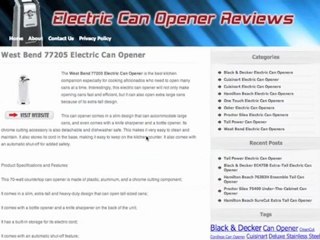 Electric Can Opener