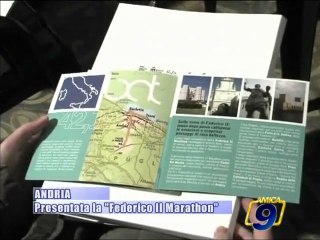 ANDRIA. Presentata la "Federico II Marathon"