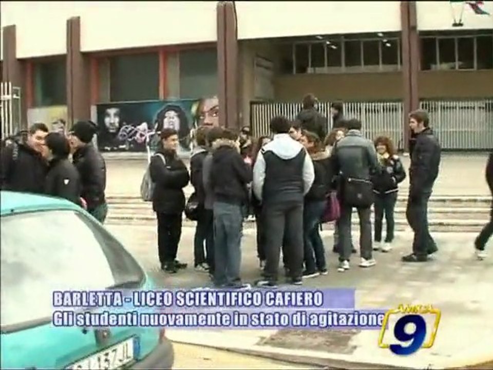 BARLETTA. Liceo Cafiero, gli studenti nuovamente in stato di agitazione