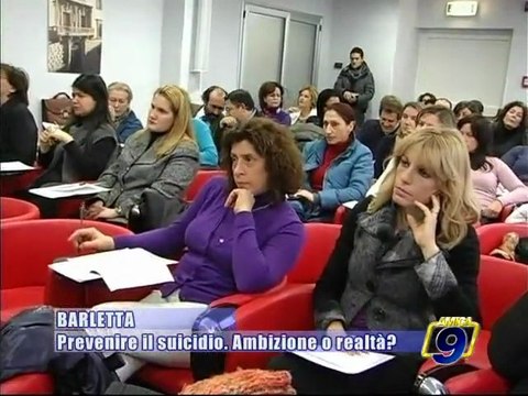 BARLETTA. Prevenire il suicidio, ambizione o realta'?