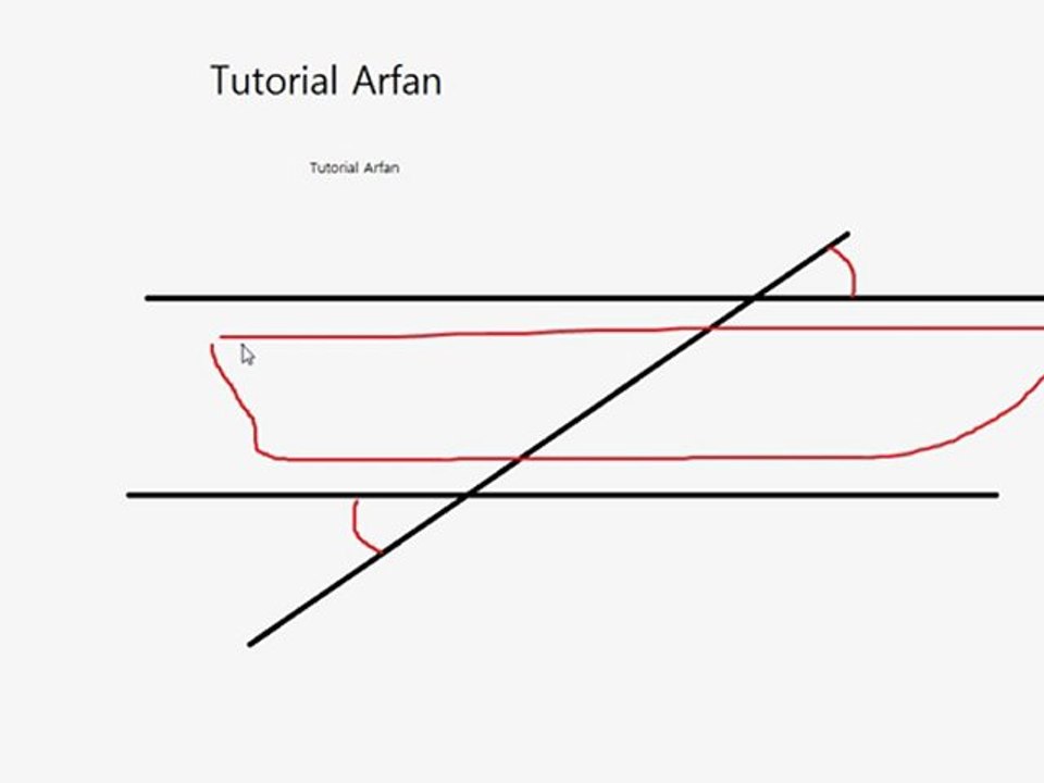 Garis sejajar dan sudut segitiga