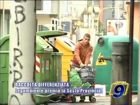 RACCOLTA DIFFERENZIATA. Legambiente premia la sesta provincia