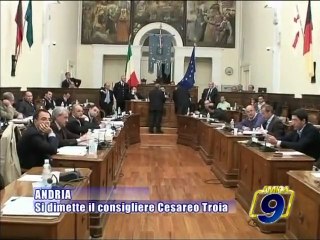 ANDRIA. Si dimette il consigliere Cesareo Troia