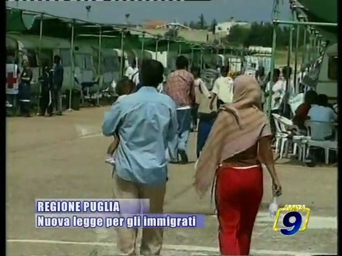 REGIONE PUGLIA. Nuova legge per gli immigrati
