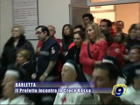 BARLETTA. Il Prefetto Sessa incontra la Croce Rossa