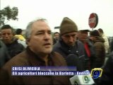 BARLETTA. Crisi olivicola, gli agricoltori bloccano la Barletta - Andria