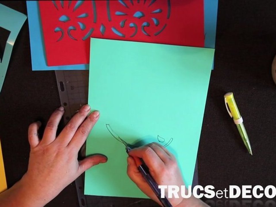 Comment faire un pochoir mural en 3D ? Par TrucsetDeco.com