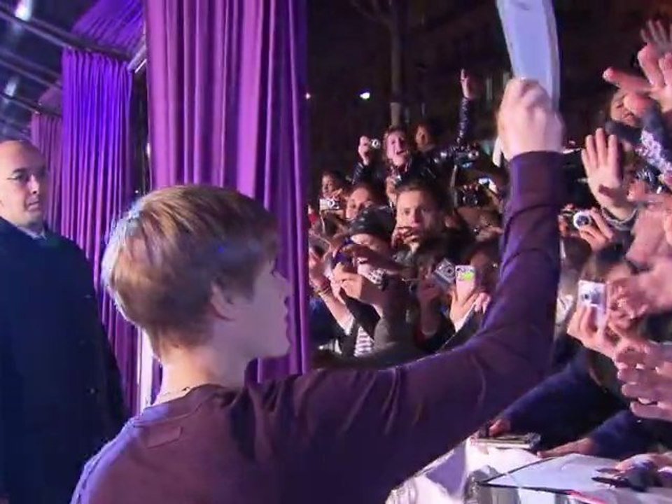 Justin Bieber - Grand Rex - Avant Premiere - Never Say Never
