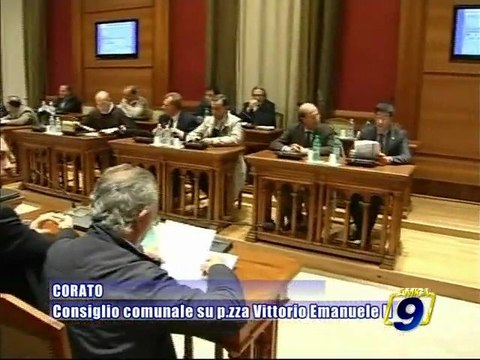 CORATO. Consiglio comunale su piazza Vittorio Emanuele