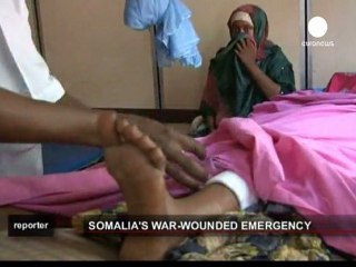 Civil war, civil wounded, Somalia