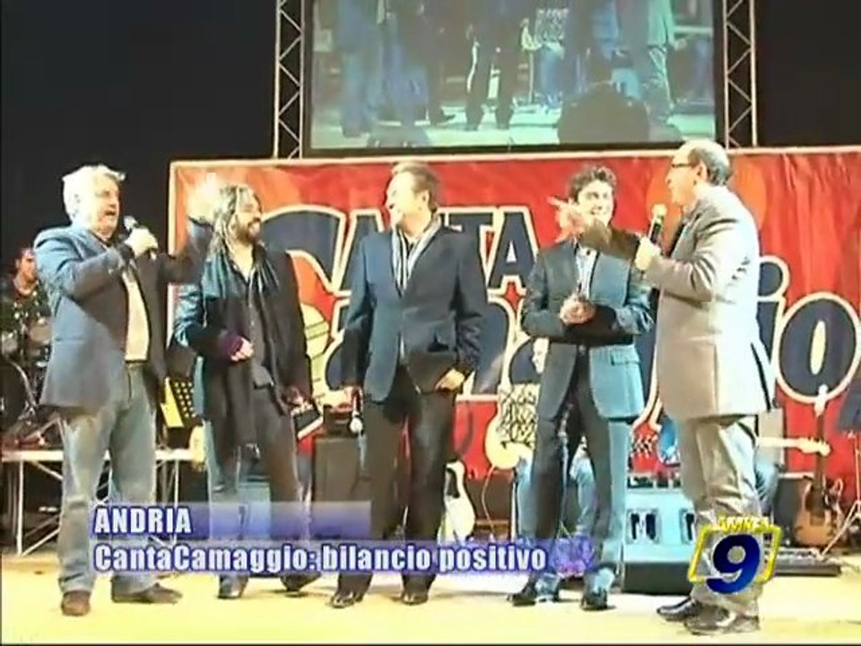 ANDRIA. CANTACAMAGGIO 2009, bilancio positivo