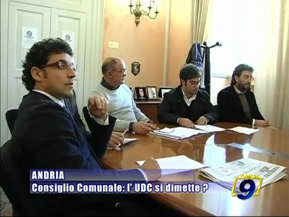 ANDRIA. Consiglio Comunale, l'UDC si dimette?