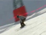 Sweet ass barrel roll jump in this clip from the Ski and Snowboard Park in Flims Laax , Switzerland
