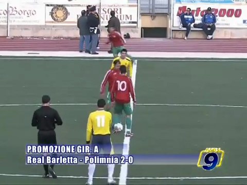 REAL BARLETTA - POLIMNIA CALCIO 2-0 [7^Giornata Promozione Pugliese 2009/2010]