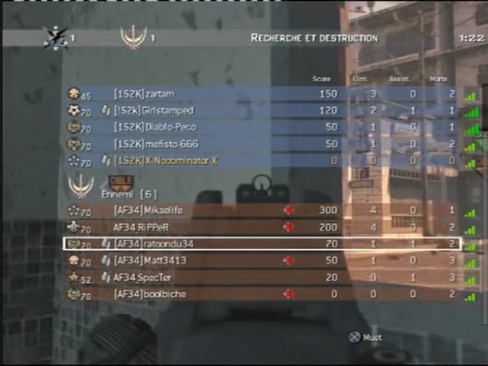 Tournoi ASP* : 1S2K Vs AF34