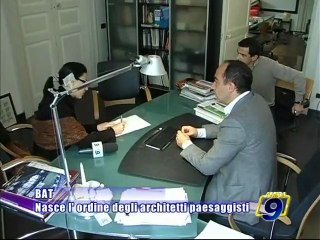 BAT. Nasce l'ordine degli architetti paesaggisti