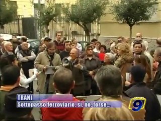 TRANI. Sottopasso pedonale, si..no..forse..