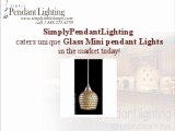 Unique Glass Mini pendant Lights