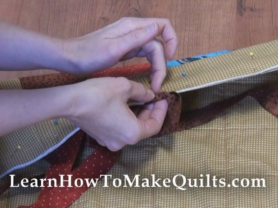 Quilt Binding - Step Seven - Binding Strips are Prepared