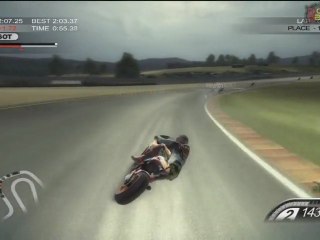 MotoGP 10/11 PS3 Demo - Race at Mugello (Rain)